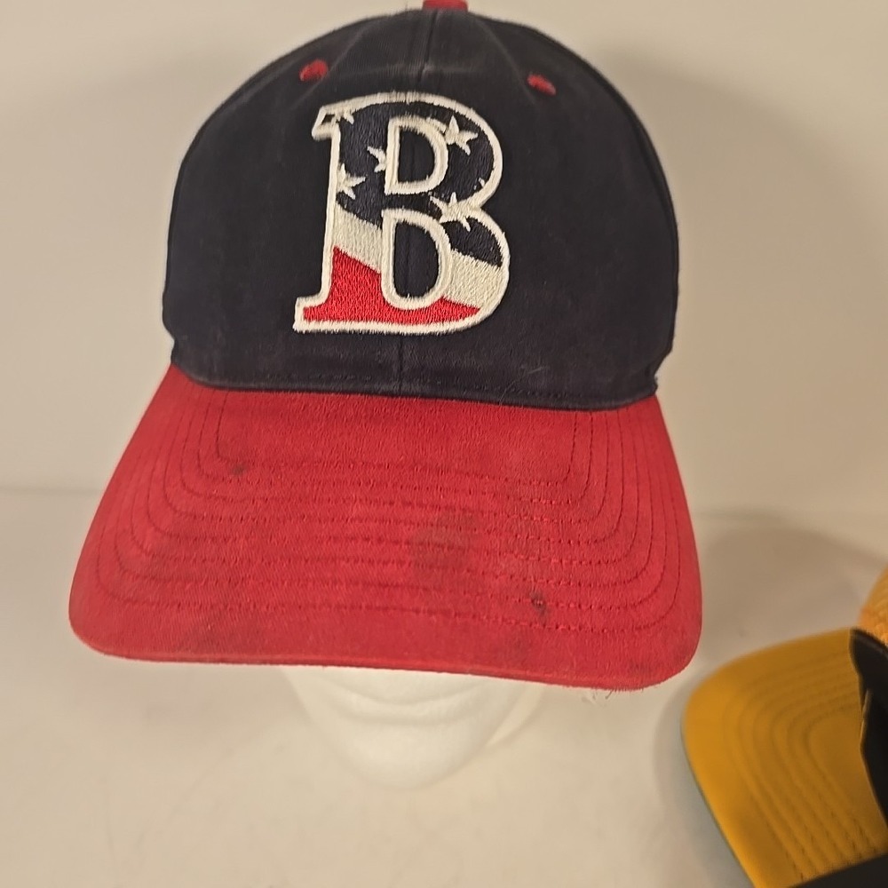 Richardson Pro 212 Small Snapback Hat Cap Dark Navy Red Bill Patriotic B